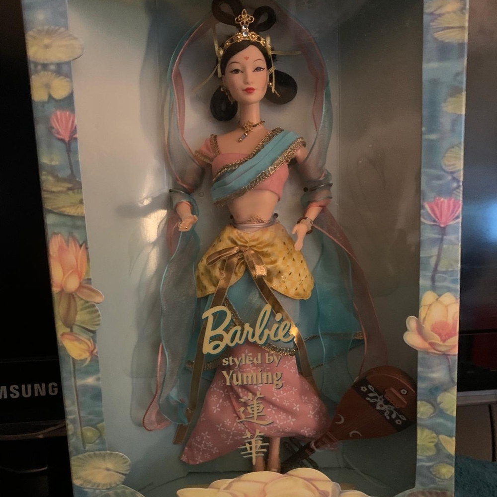 Barbie Styled by Yuming Doll in Pink, Blue, and Gold